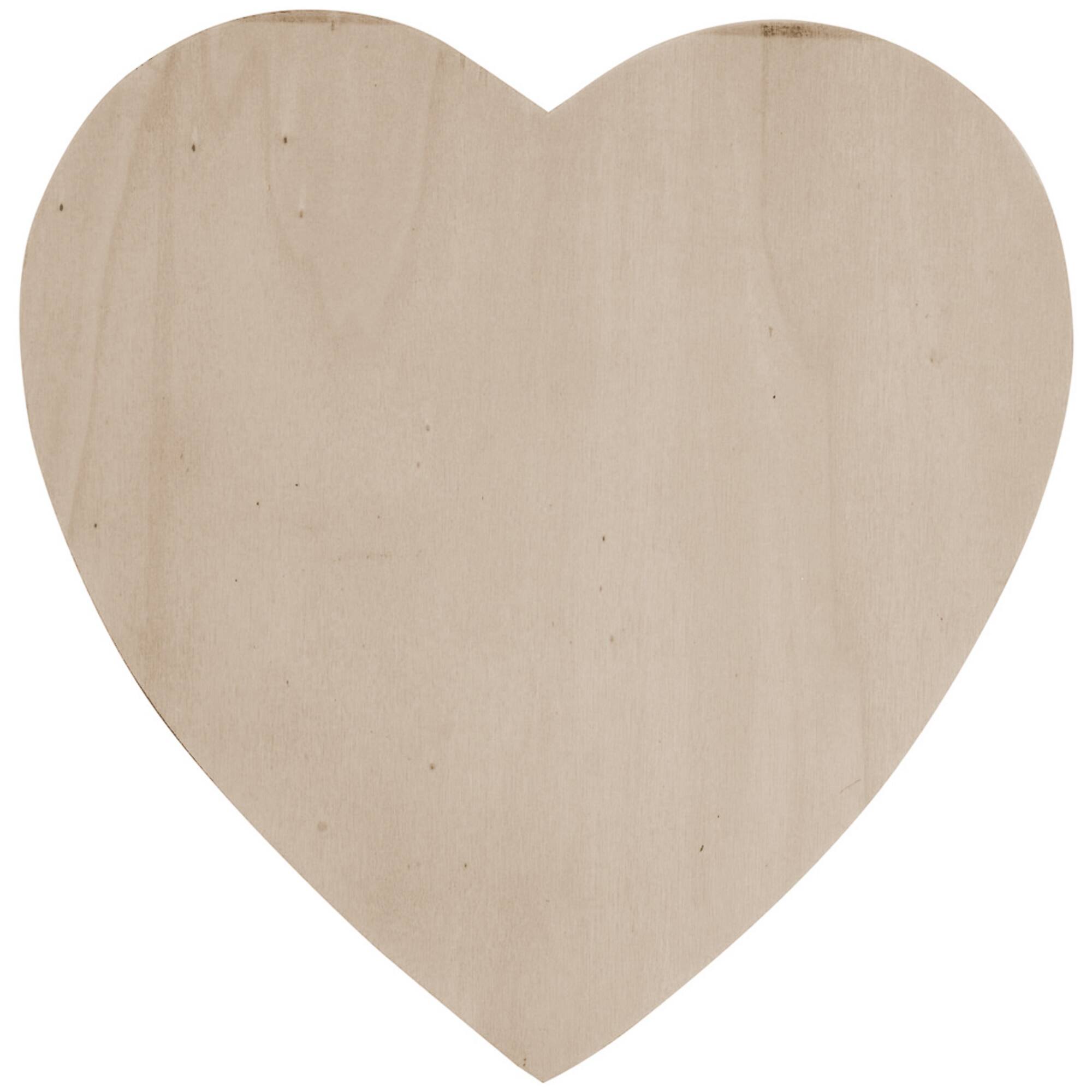 12 Pack: 8.5" Wood Heart by Make Market®